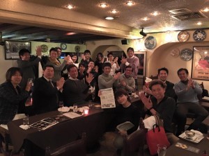 コーチングメンバーとフラメンコディナーをした竹井佑介