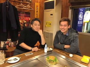 河津さんと笑顔の竹井佑介