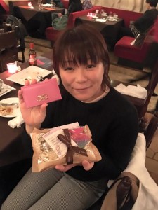 社員様のまるちゃんに誕生日プレゼント