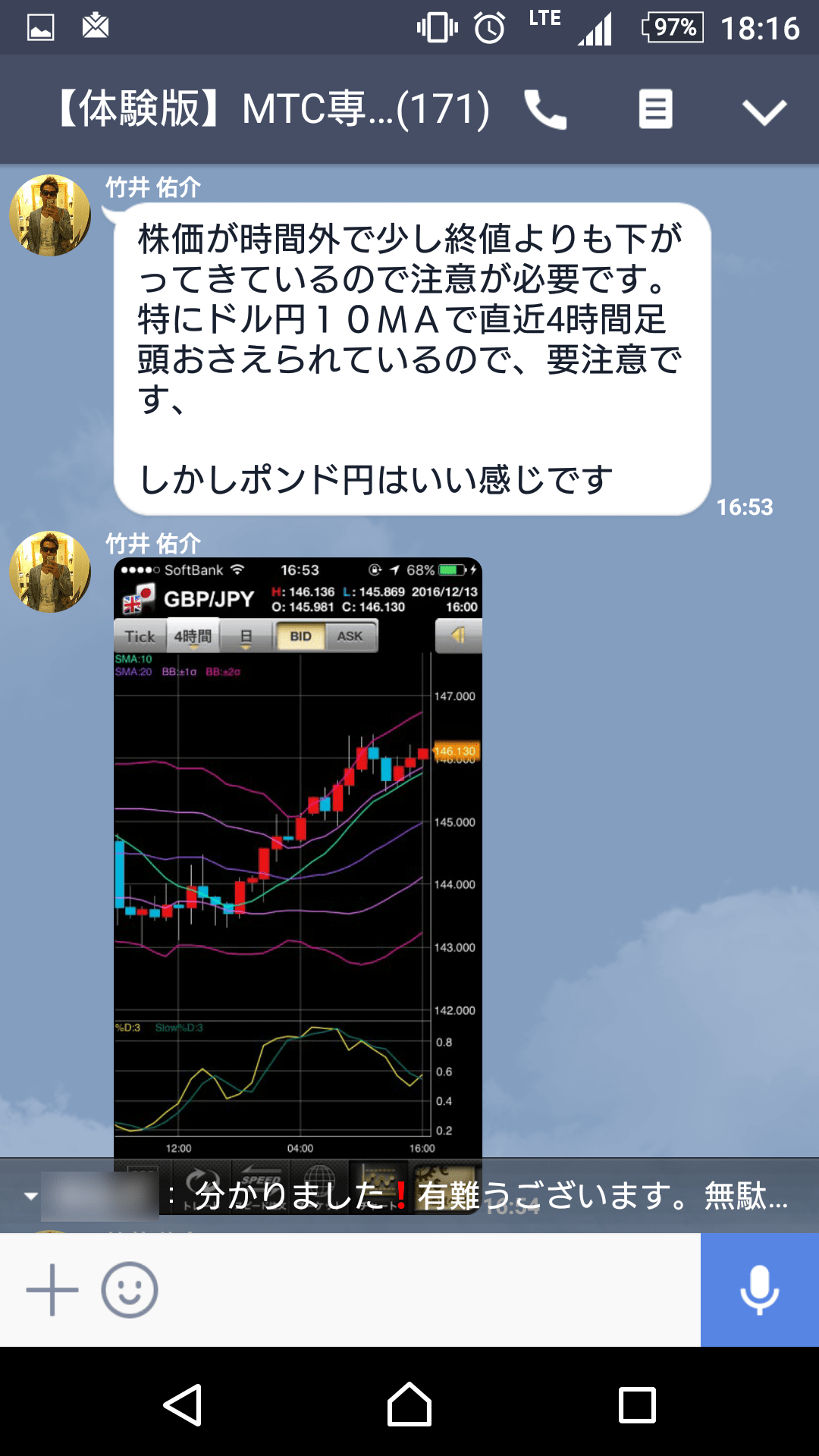 株価を根拠とした竹井佑介の相場観