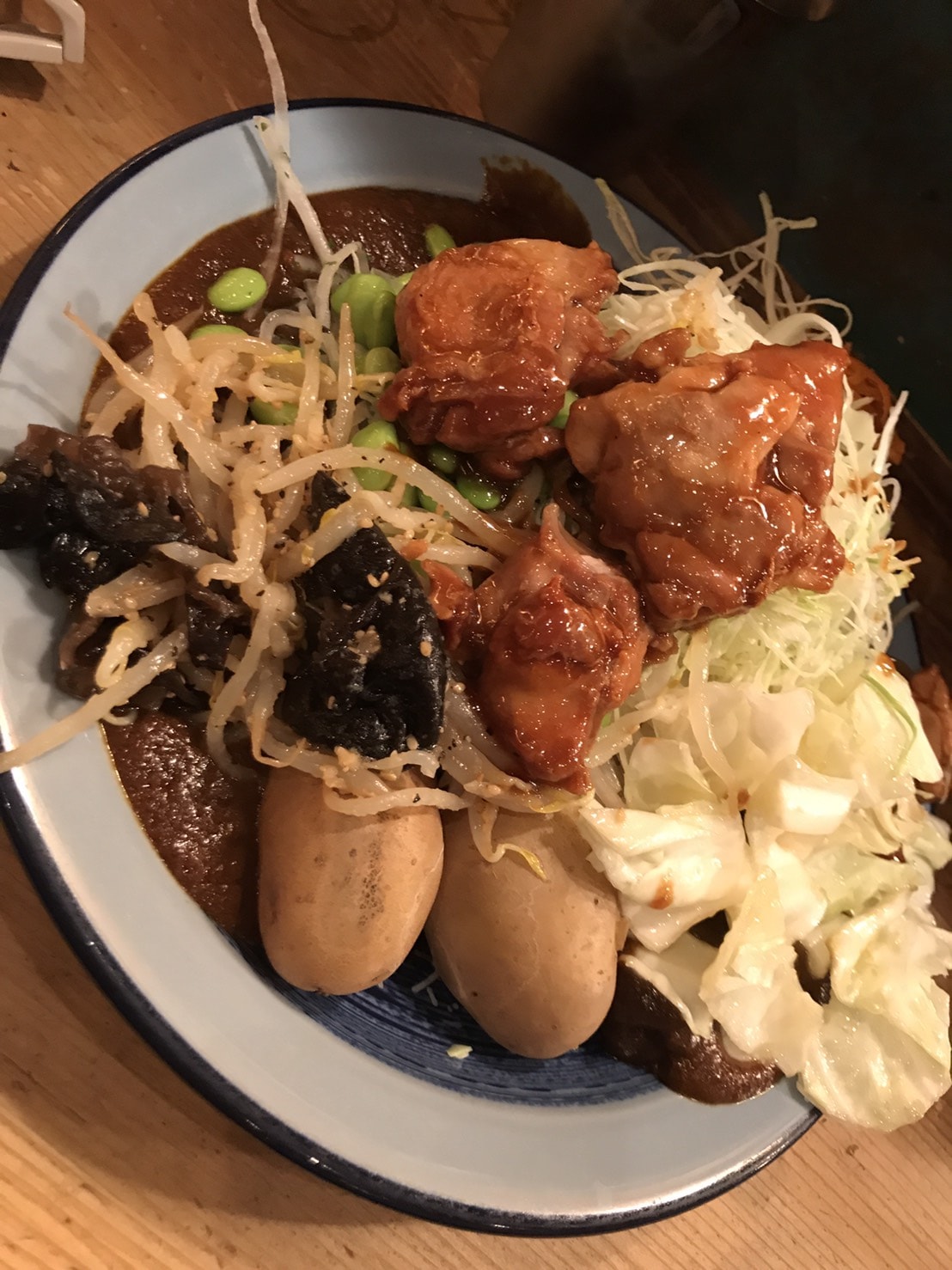 竹井がお昼に食べた、もうやんカレー