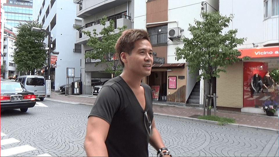竹井と町ブラ撮影