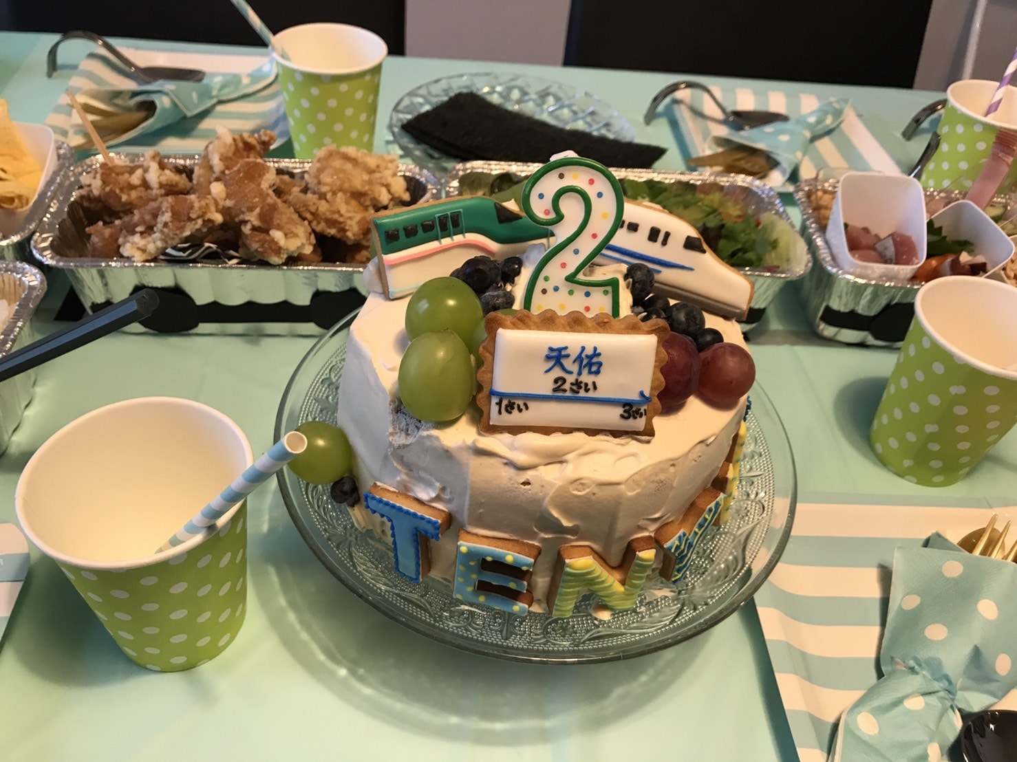 天佑くん誕生会