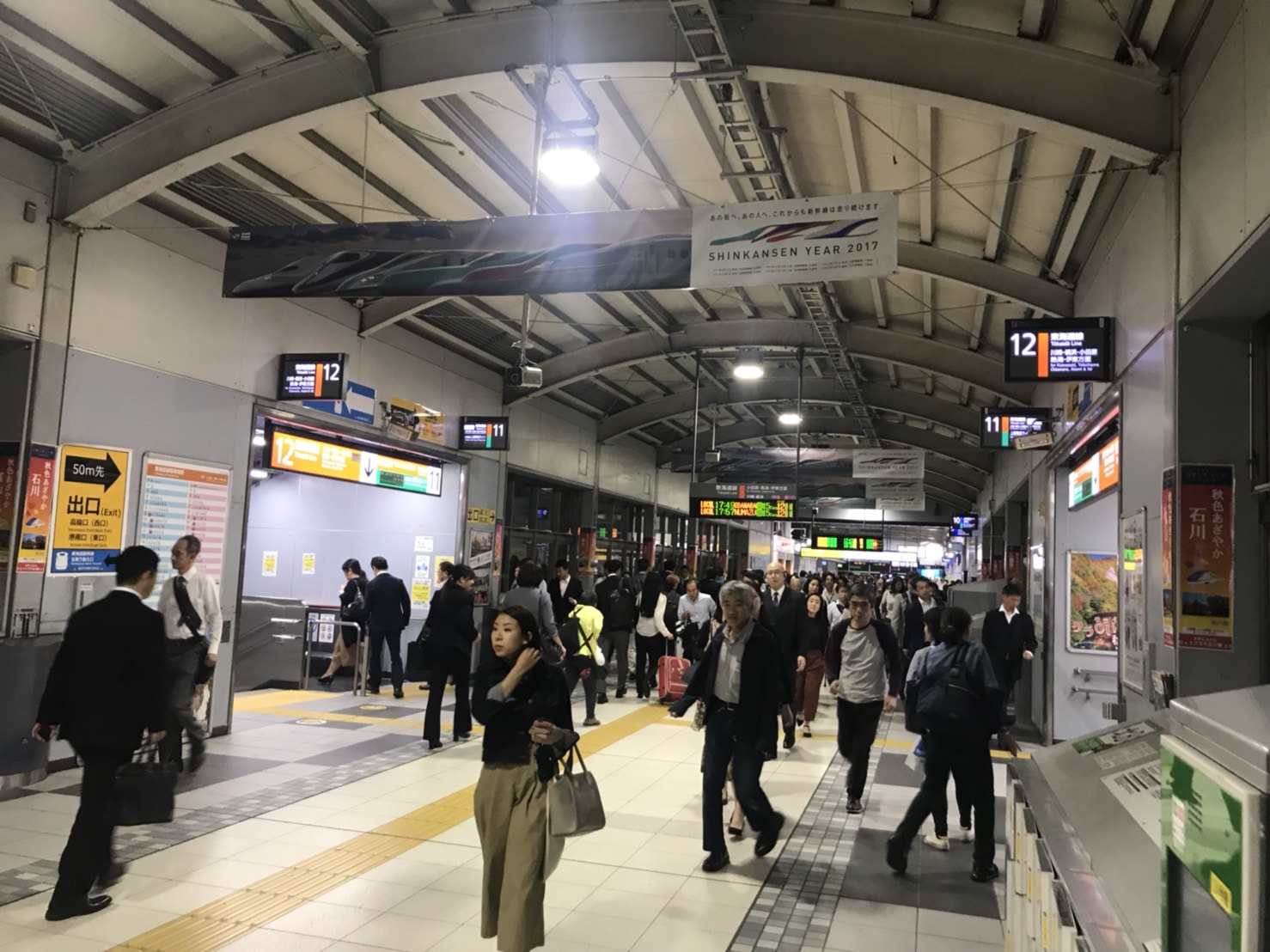 品川駅の様子