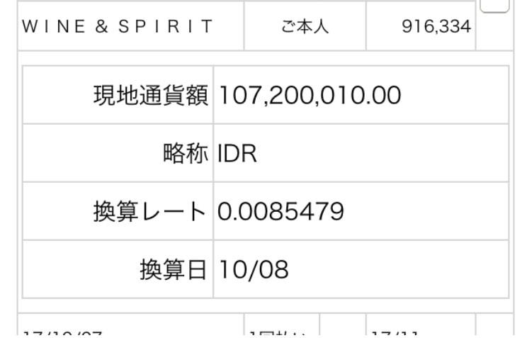 1億720万インドネシアルピアの不正請求