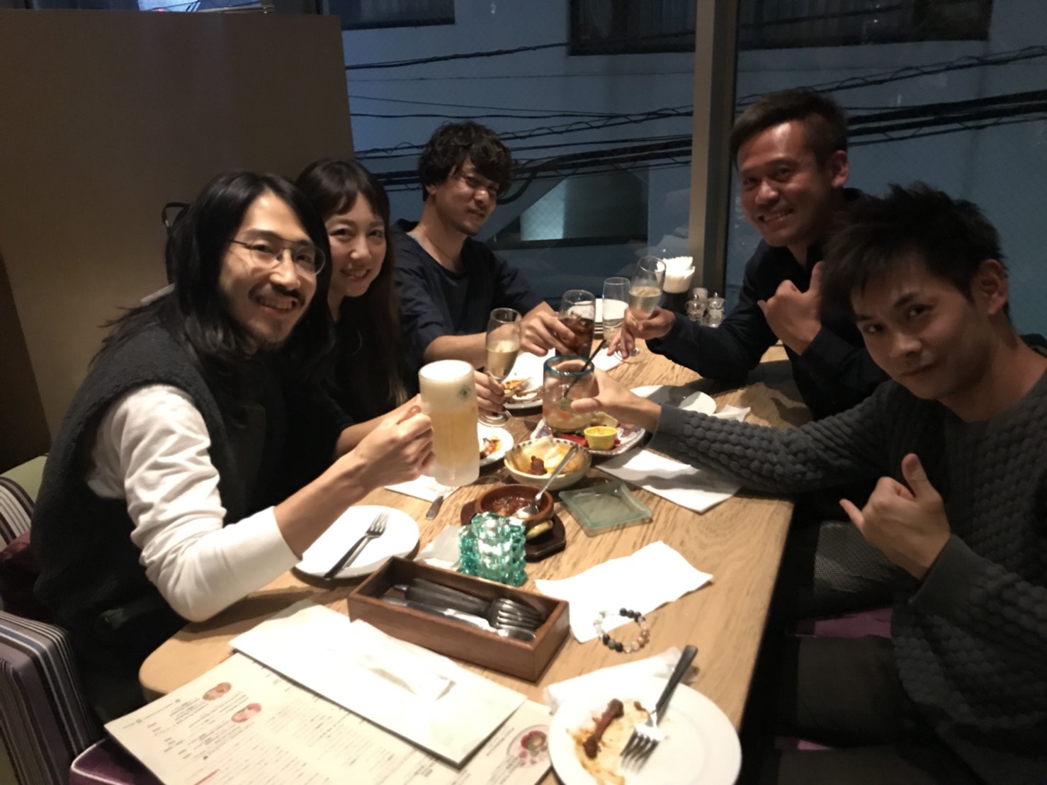 美容室の仲間たちと久々の再会