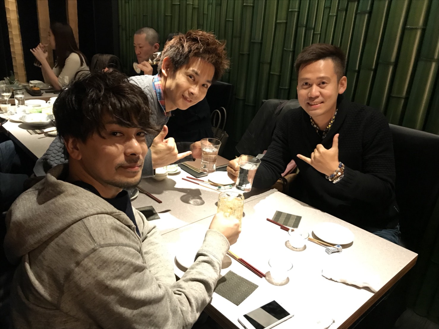 恵比寿で男三人で飲み会