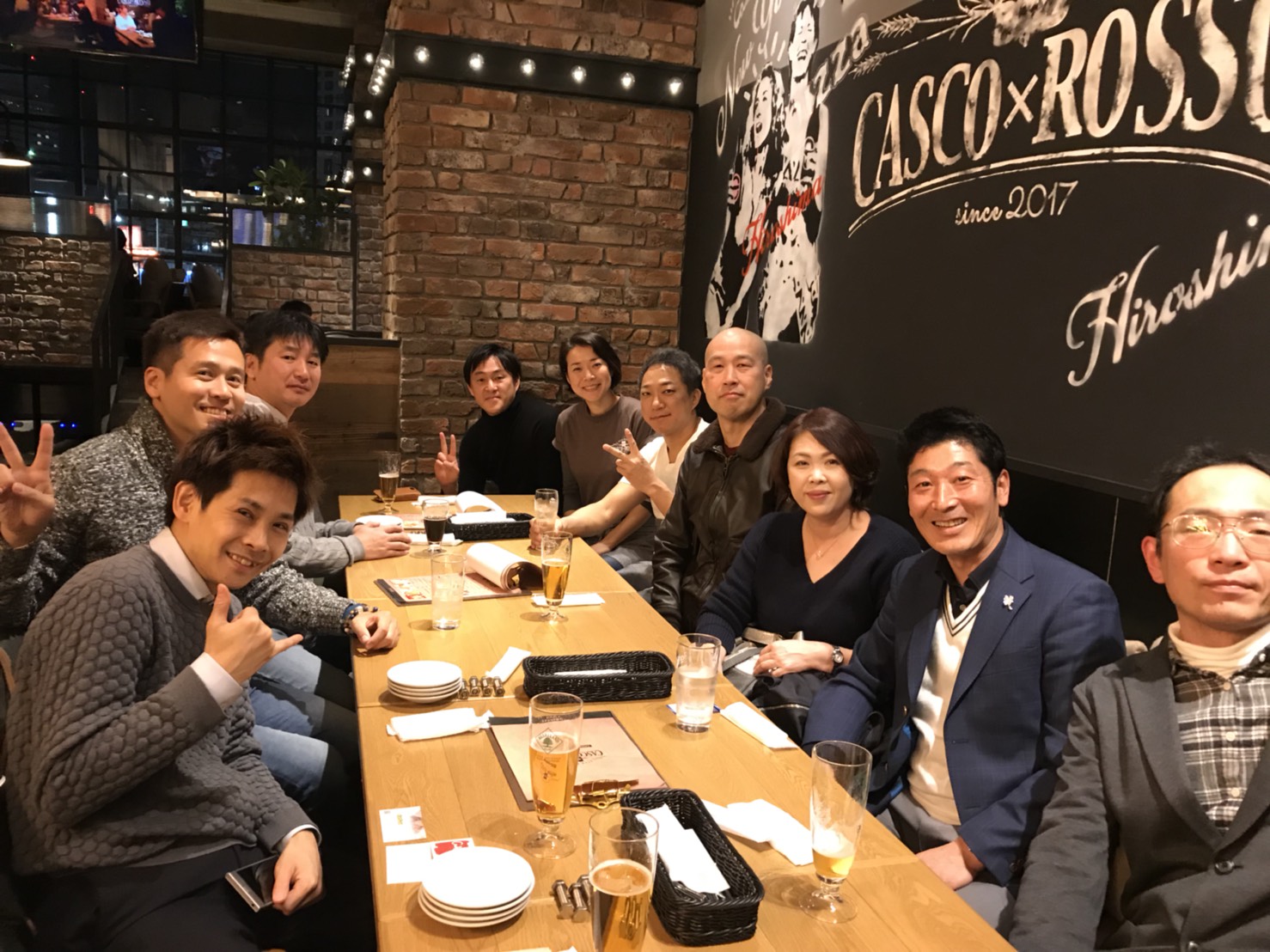 カスコロッソの開店祝い