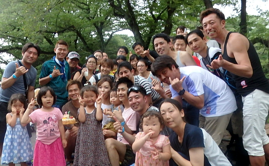 としまえんのBBQで家族ぐるみのお付き合い