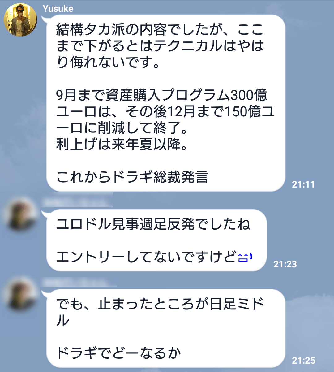 ユーロ円が思惑通りに下げ